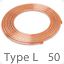 Generic Copper Pipe Type L Roll 50ft
